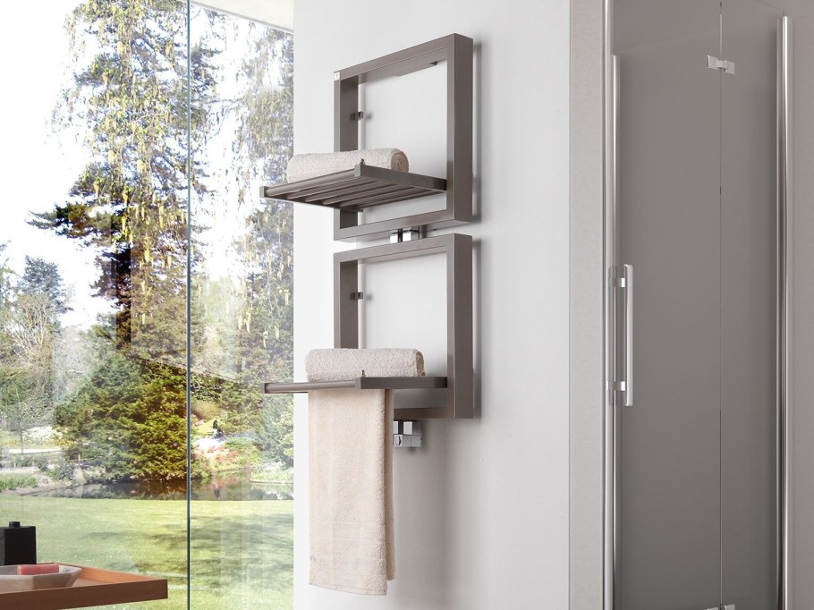 Полотенцесушитель электрический с полкой