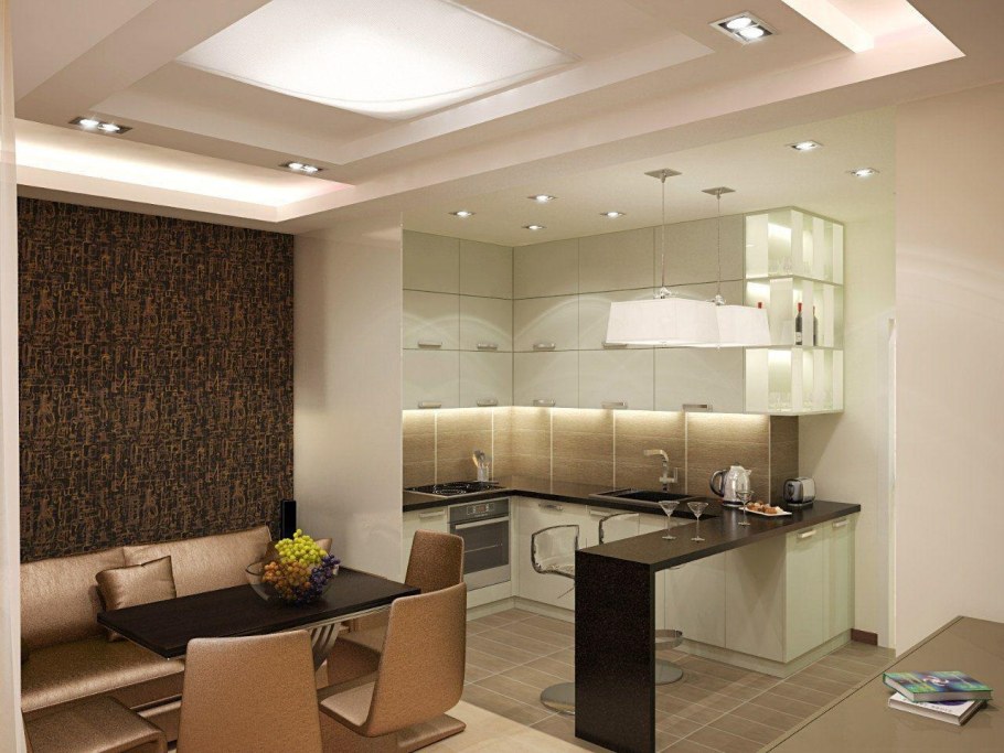 Кухня гостиная