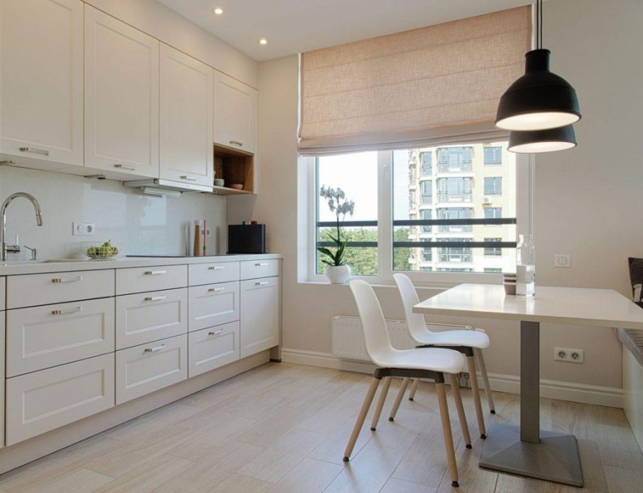 Кухня в светлых тонах