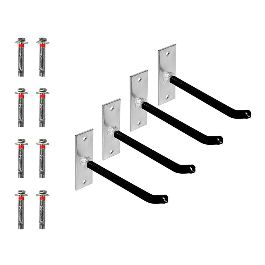 Набор для крепления автоколес, 4 крючка Gah Alberts 801960