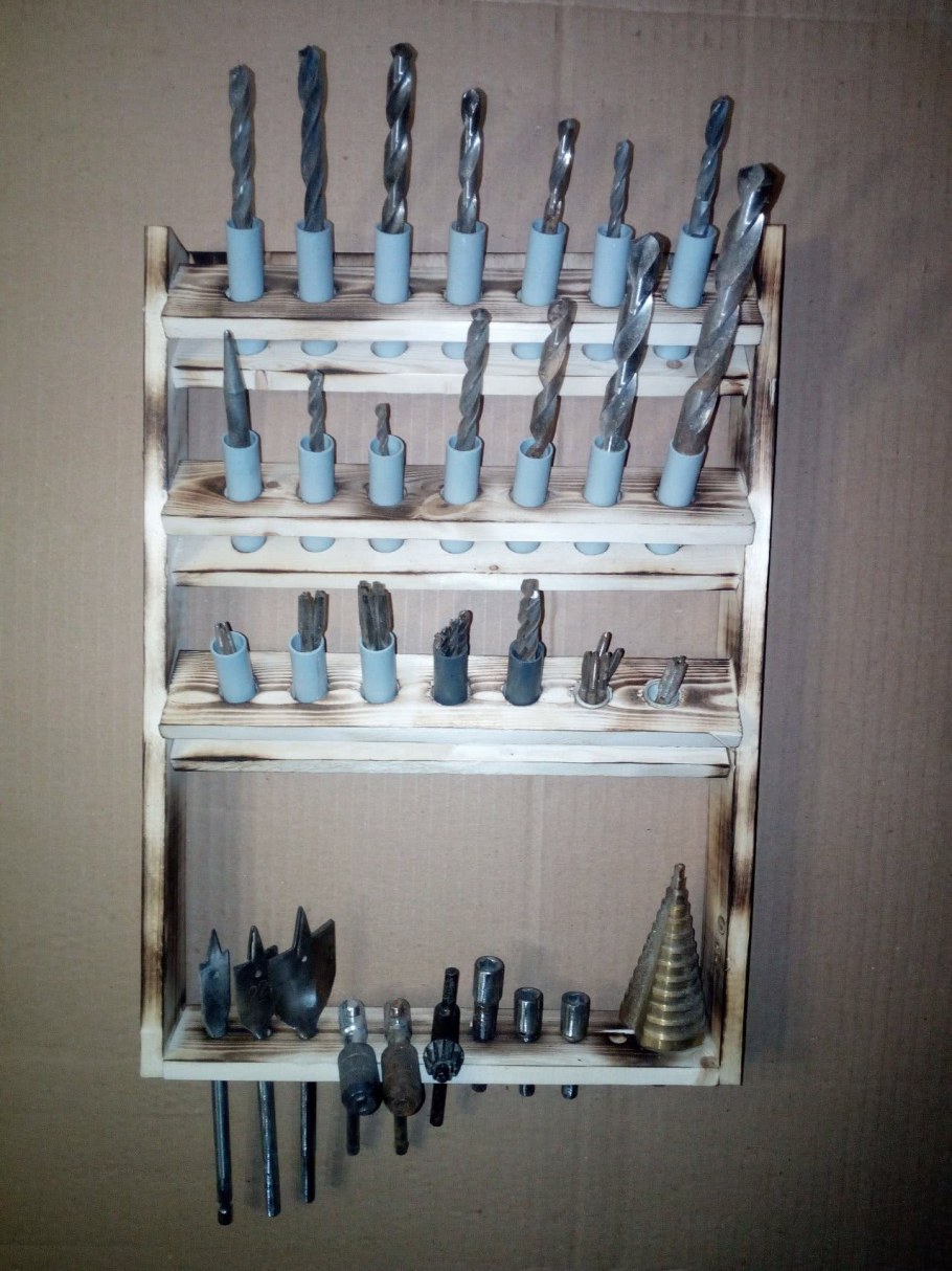 Полочка для хранения сверл