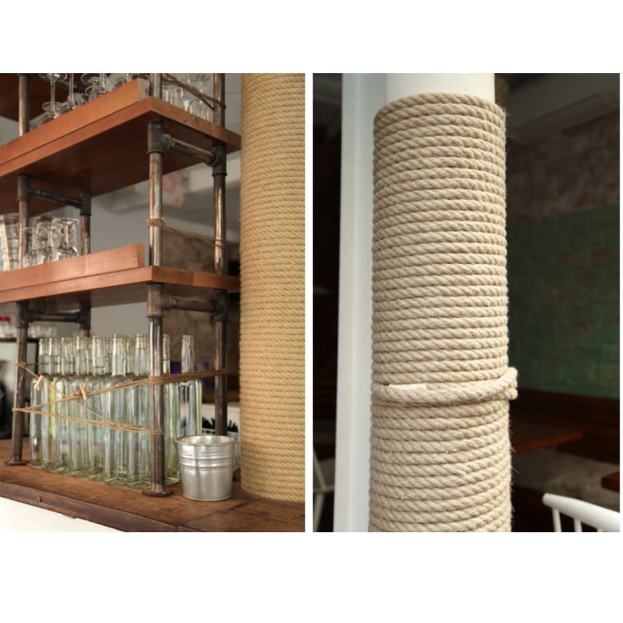 Пеньковый канат интерьер
