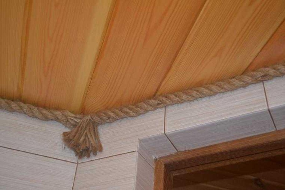 Джутовый канат плинтус