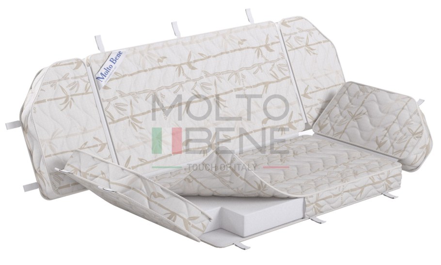 Матрас для дивана аккордеон 160х200 трехсекционная