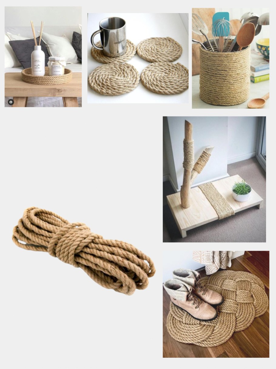 Сделать декоративную штору из каната