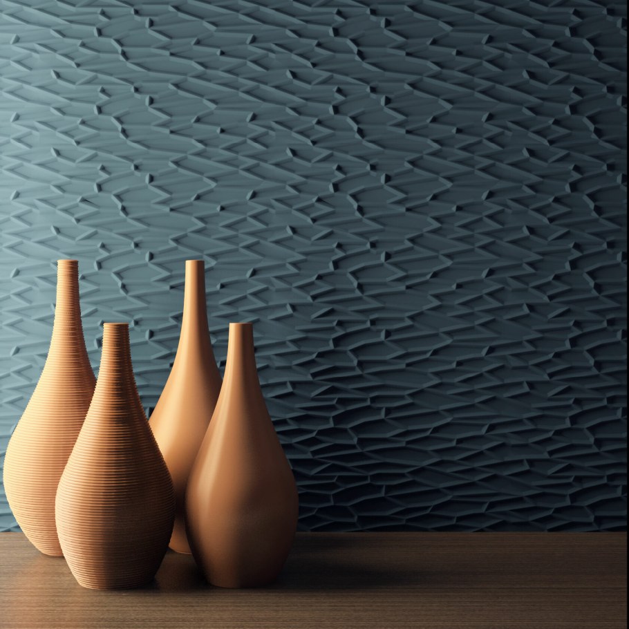 Гипсовая 3d-панель, «дикарт»