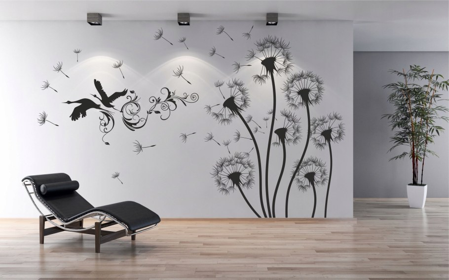 Рисование на стенах в квартире