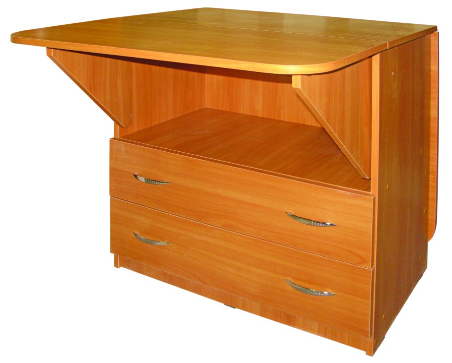 Тумба с откидным столом