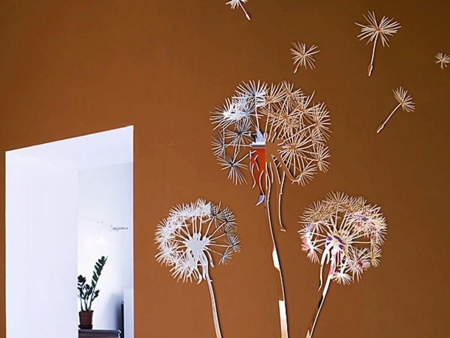 Одуванчики на стену декор