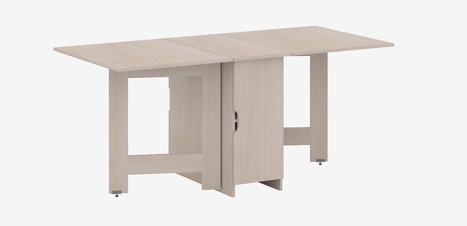 Стол-тумба овальная, (ш318/1650*г800*в740мм), шимо светлый