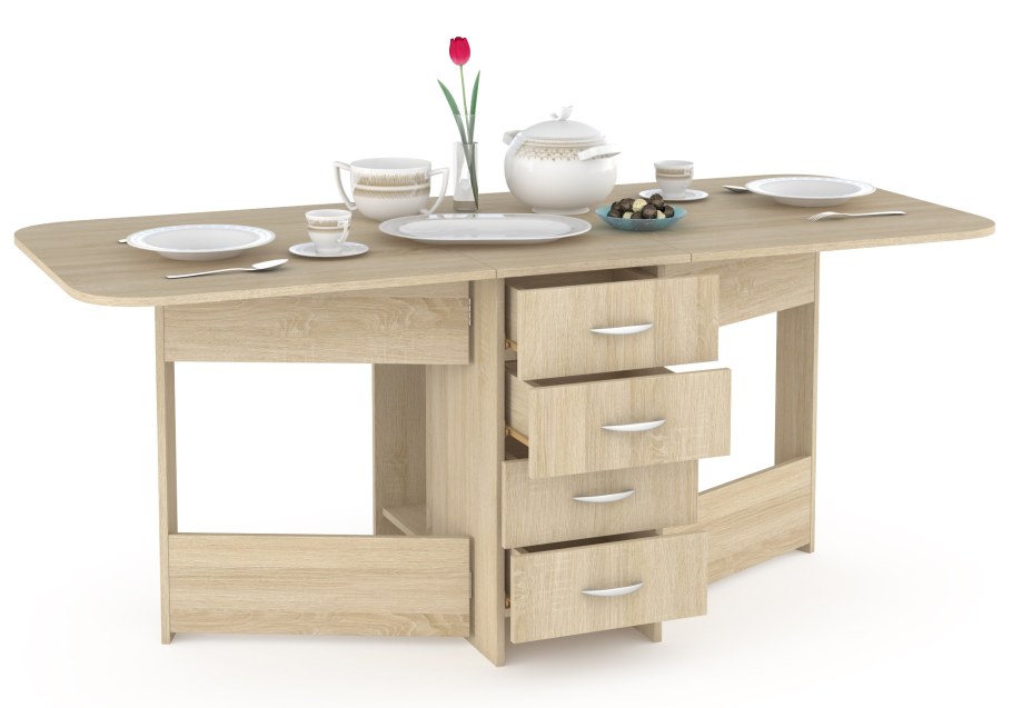 Стол-книжка Моби Глория 601 дуб сонома