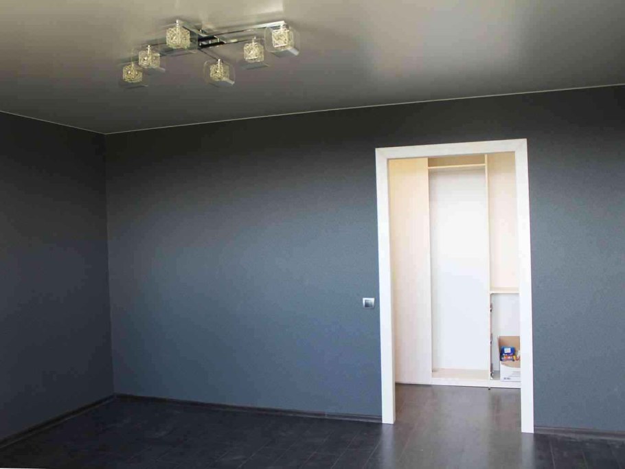 Отделка стен в квартире покраска