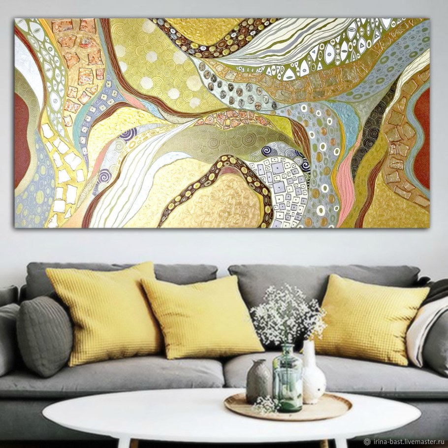 Абстрактные картины для интерьера