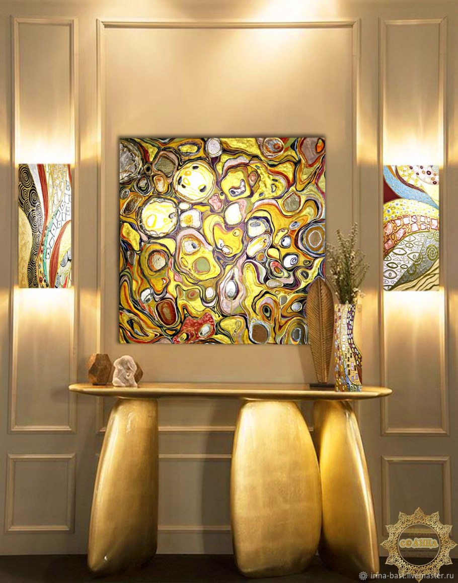 Поталь в интерьере