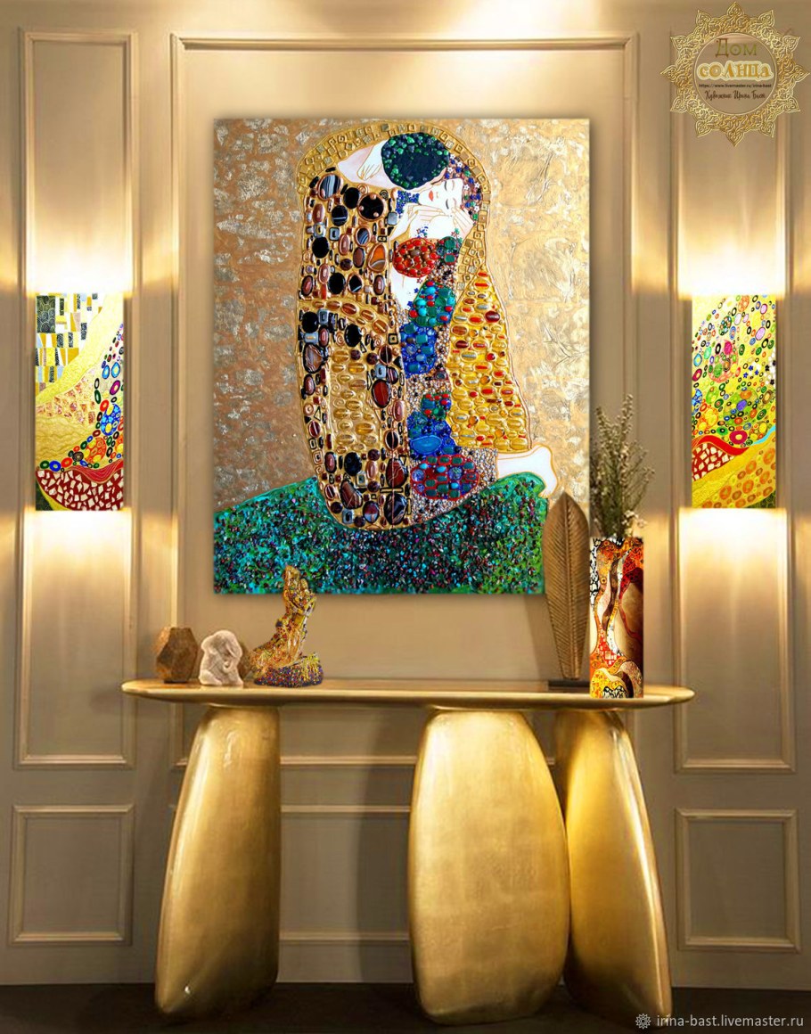 Густав климт поцелуй