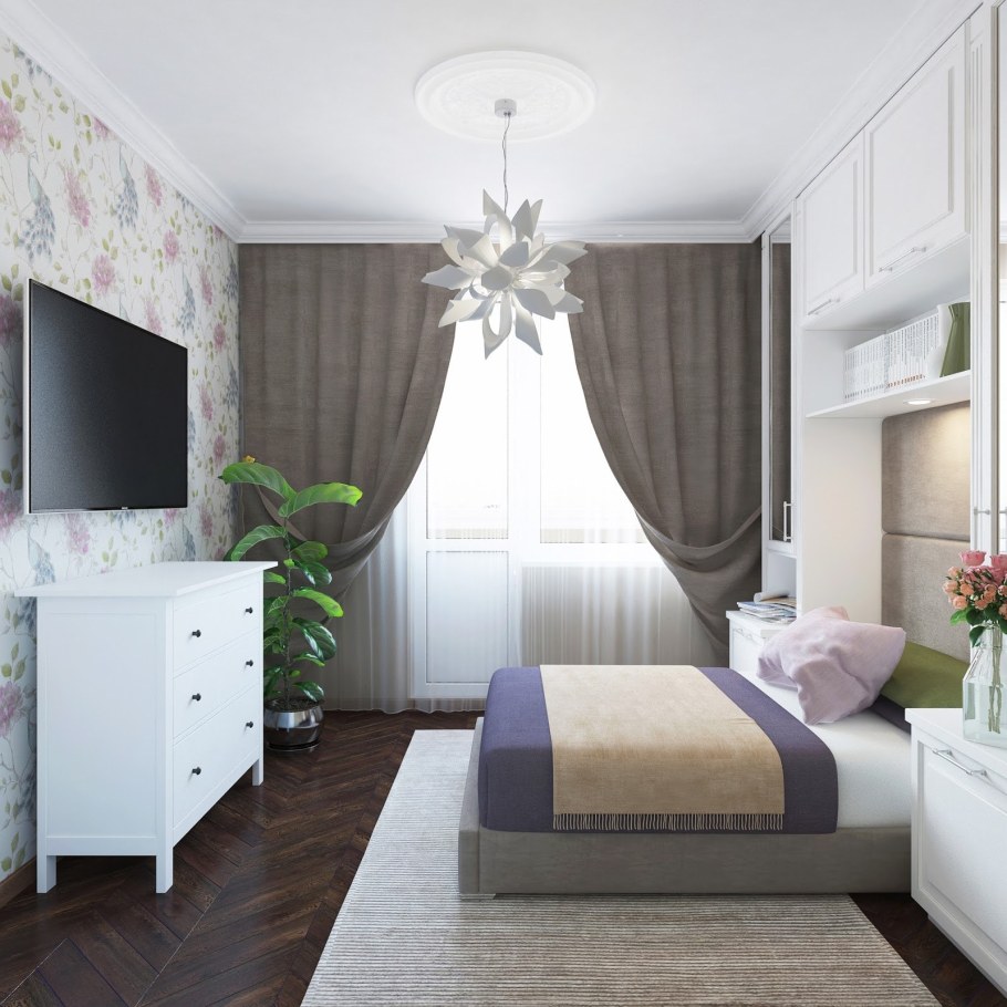 Интерьер маленькой комнаты