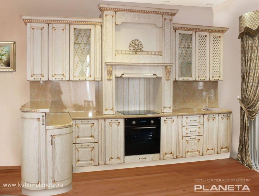 Кухня МДФ патина классика 2020