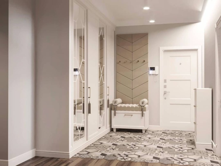 Прихожая в стиле американском классическом