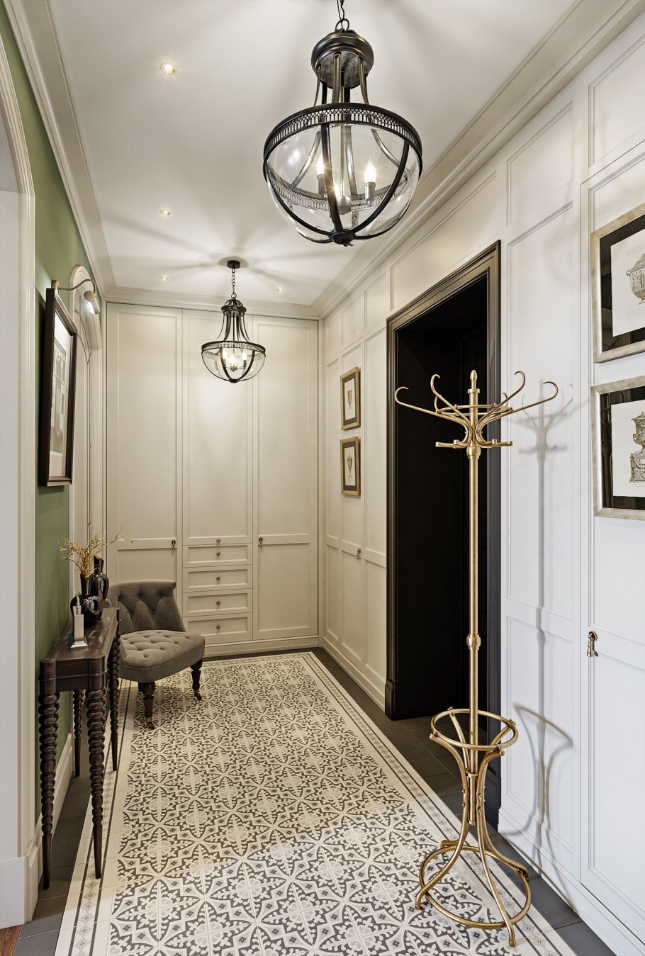 Коридор американская классика