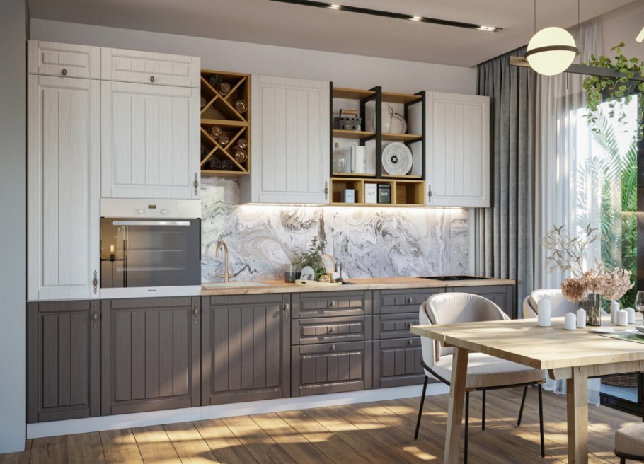 Модульная кухня DSV Империя Сандал