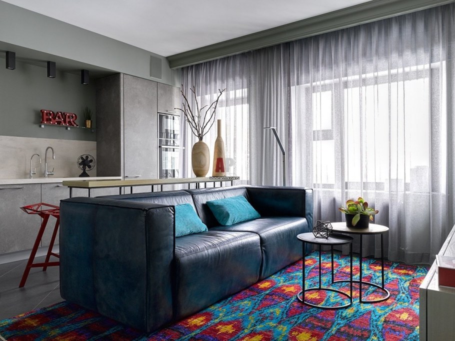 Гостиная в стиле Фьюжн