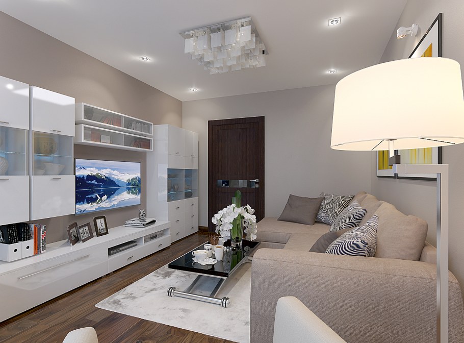 Интерьер гостиной