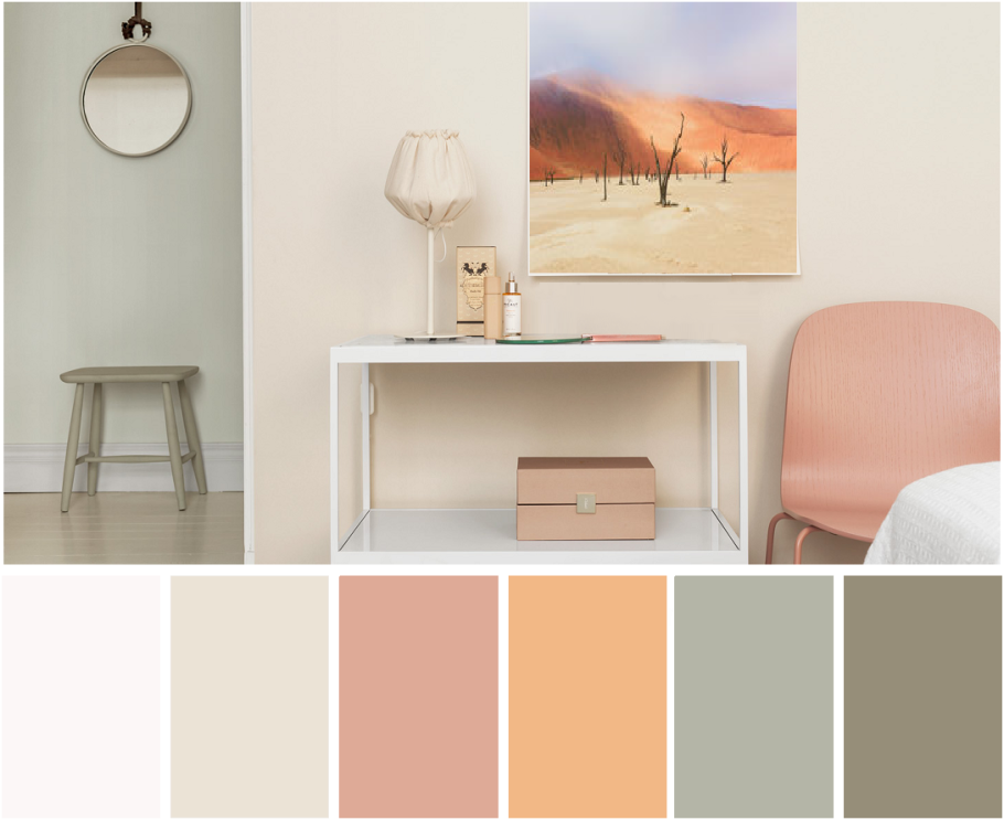 Палитра Тиккурила пастельная