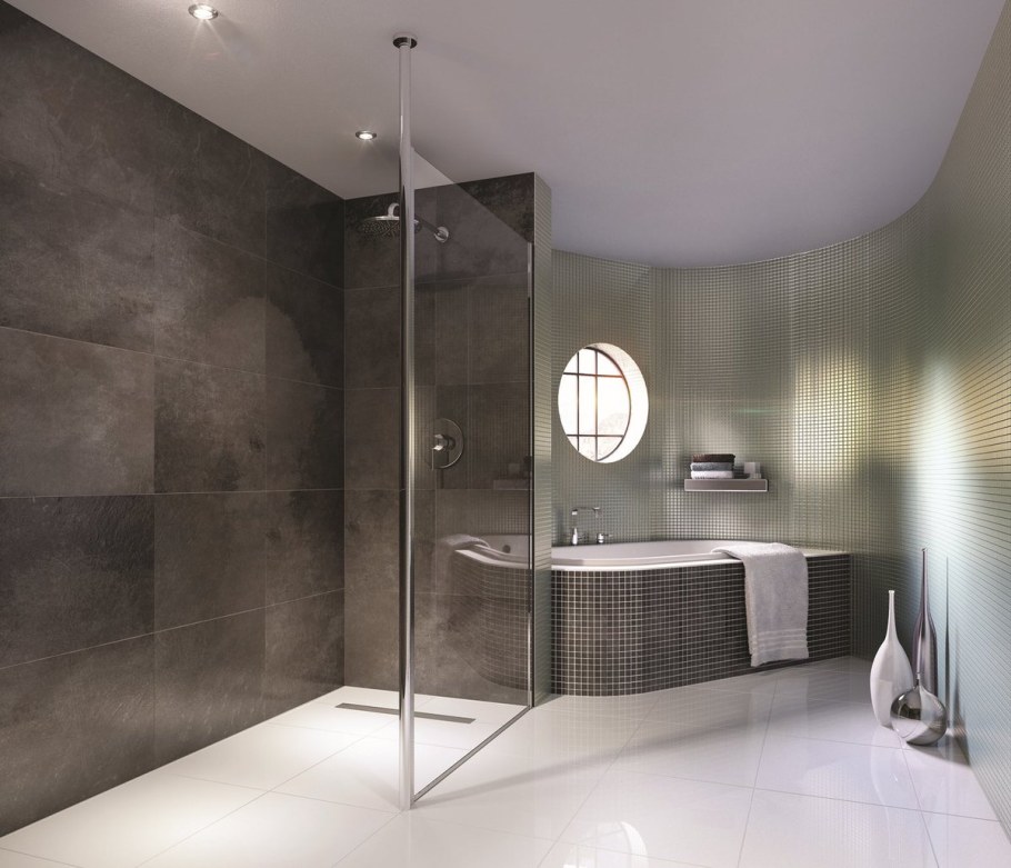 Душевая перегородка Flumen Design Nero