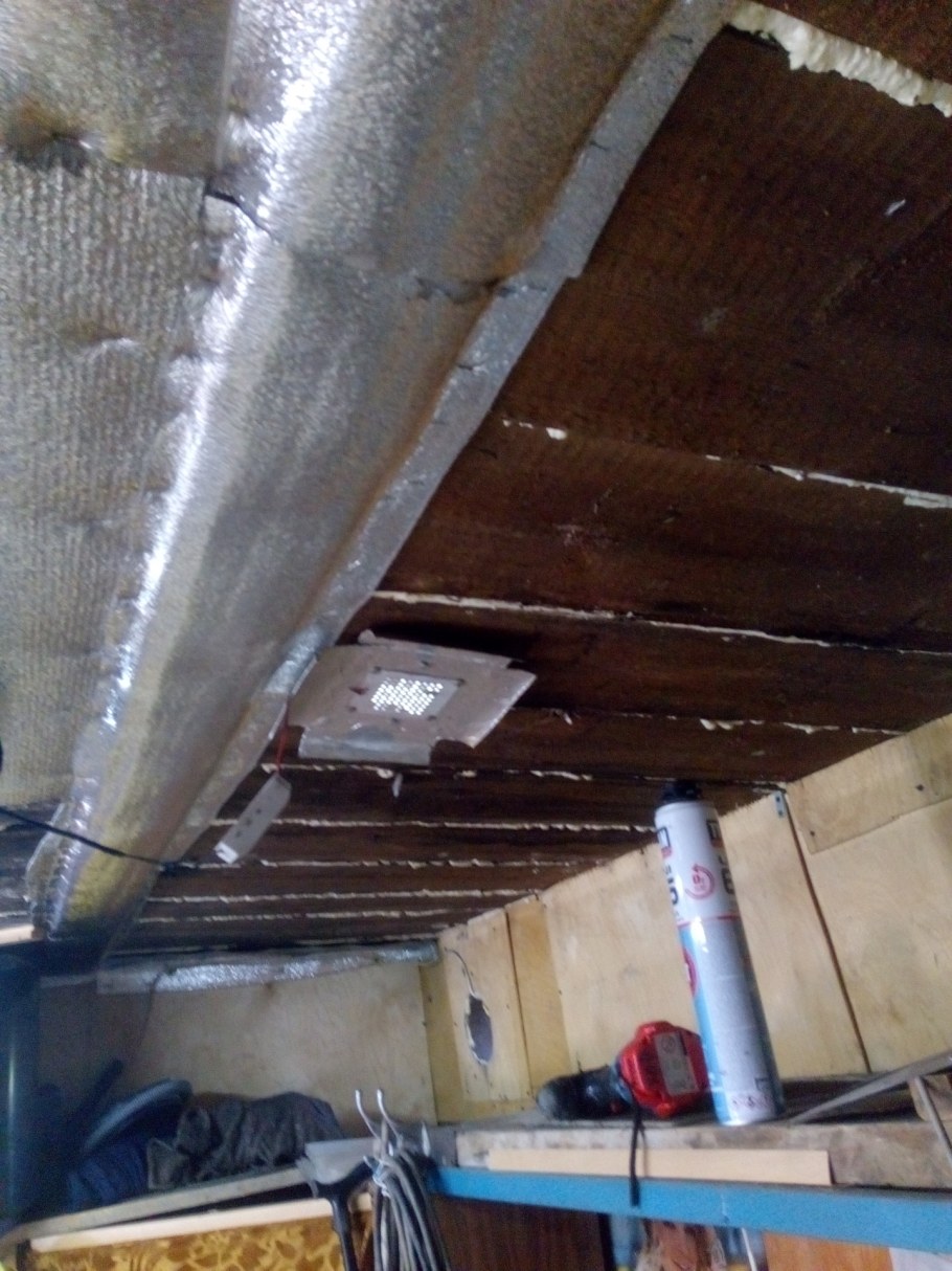 Негорючий потолок для гаража