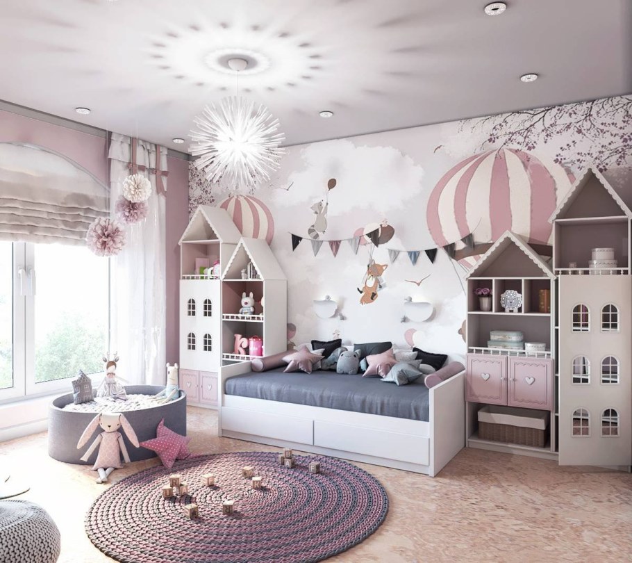 Интерьер детской для девочки