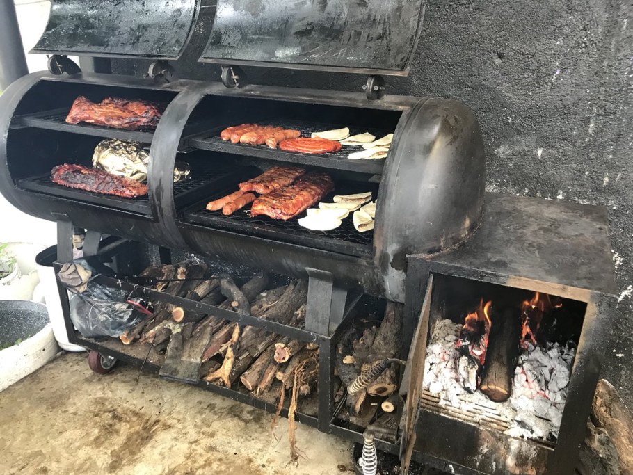 Коптильня полугорячего копчения