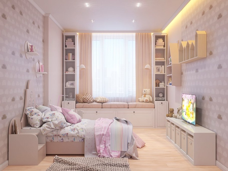 Детские комнаты для девочек