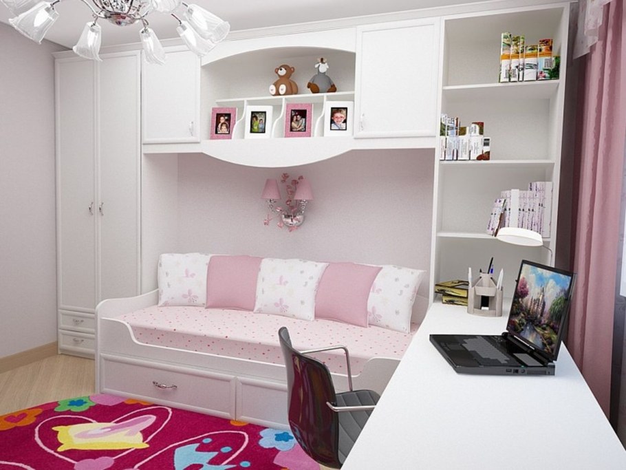 Прямоугольная детская для девочки