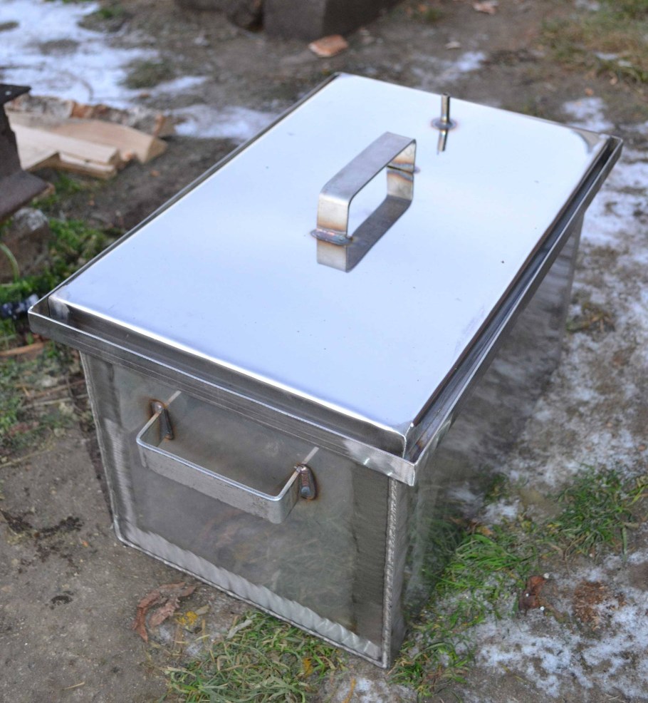 Коптилка с гидрозатвором