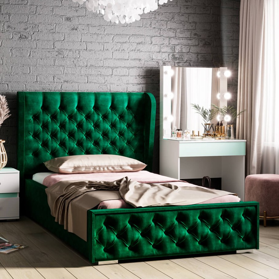 Кровать Франческа 1.6 изумруд