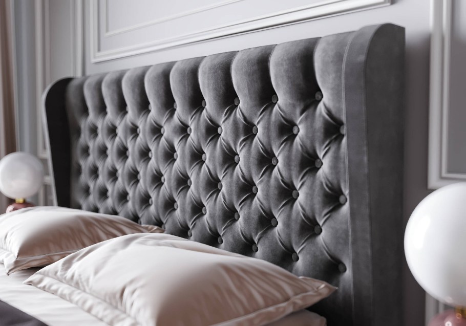 Серая кровать Франческа