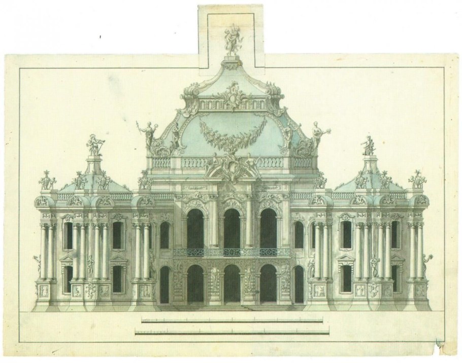 Павильон Эрмитаж в Царском селе фасад