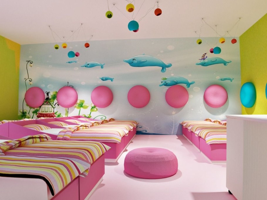 Спальня в детском саду