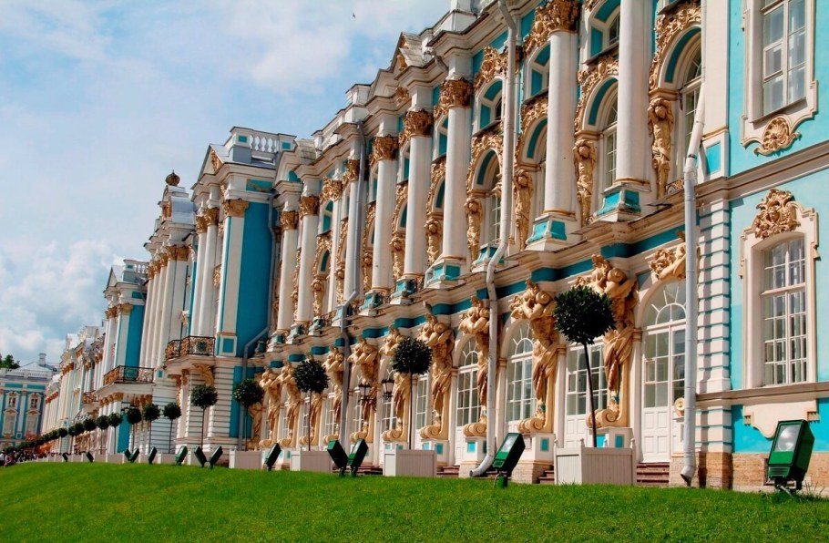 Екатерининский дворец в Царском селе Растрелли