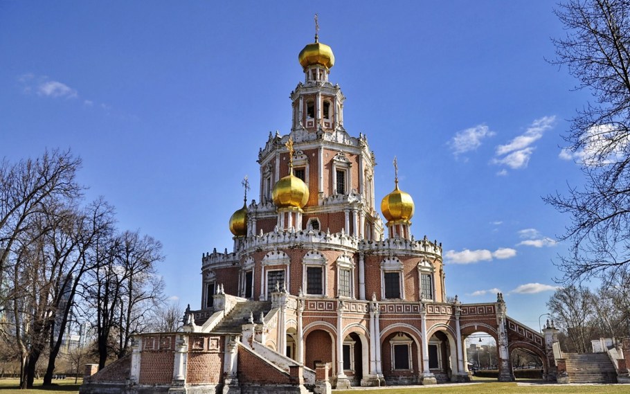 Церковь Покрова в Филях. Нарышкинское Барокко. 17 В.