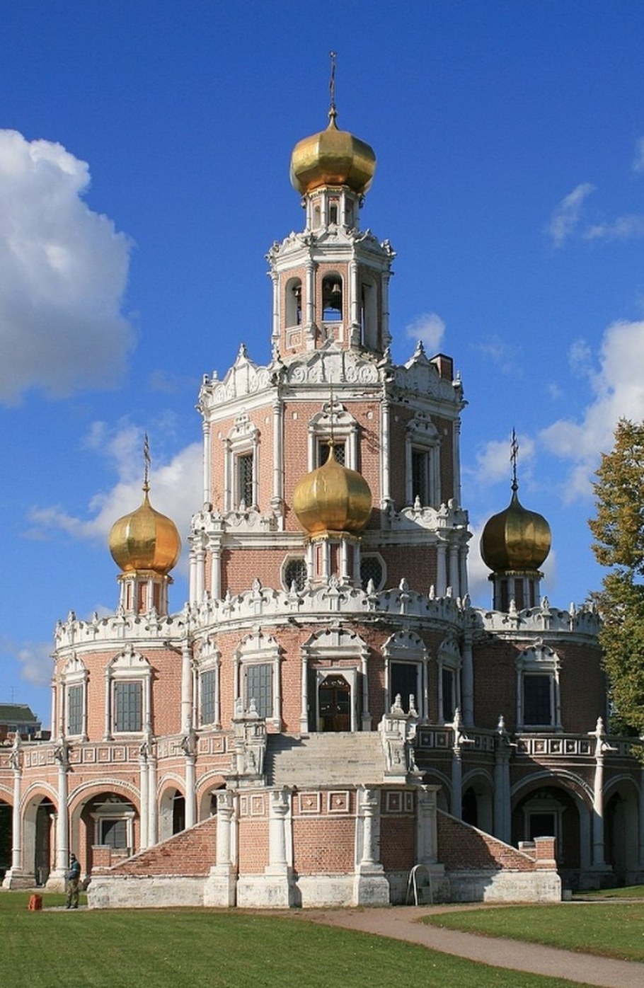 Церковь Покрова в Филях нарышкинское Барокко