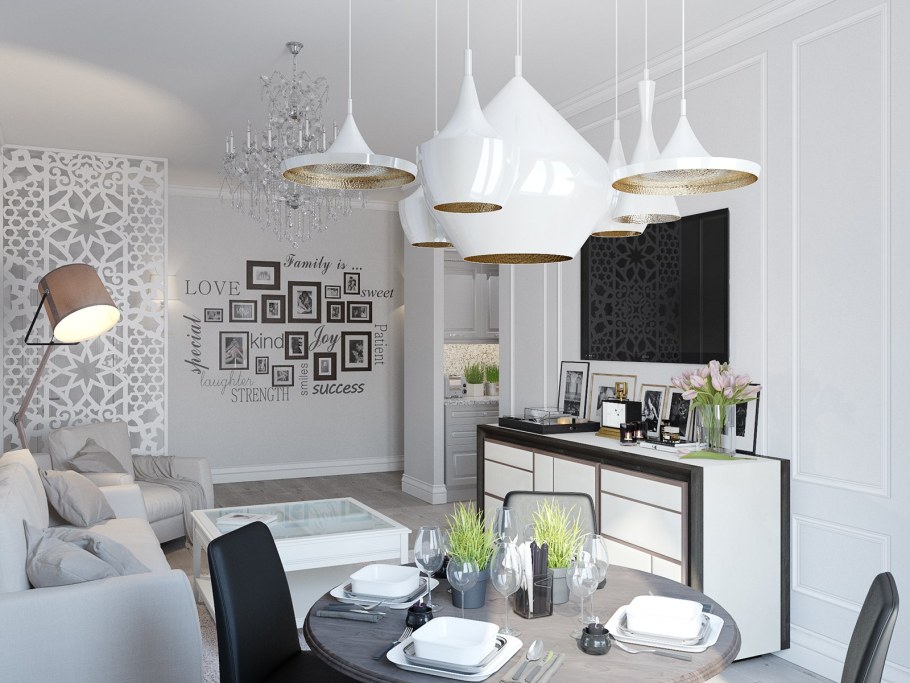 Люстра в стиле Сканди