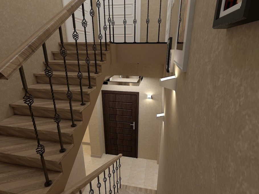 Отделка лестничного марша