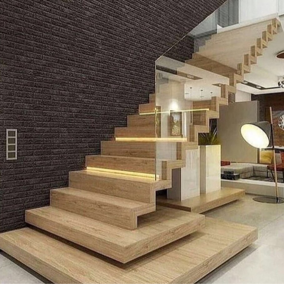 Стильные деревянные лестницы