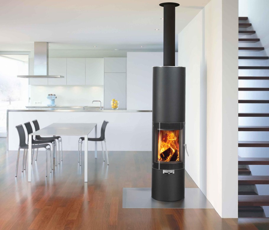 Дровяная печь-камин ABX Puris