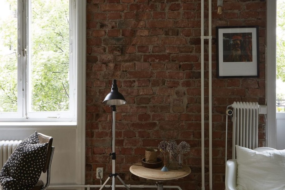 Батареи в интерьере лофт