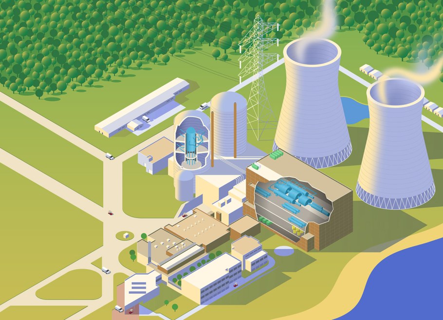 Градирня АЭС Руппур