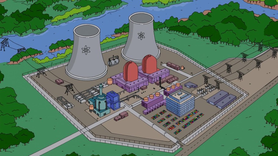 Атомная станция Спрингфилд симпсоны