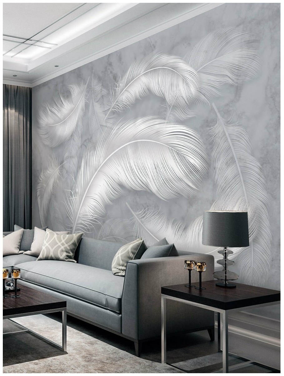 Фреска перья