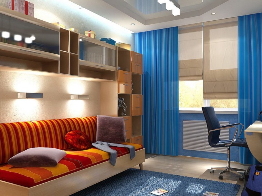 Интерьер комнаты для двух мальчиков